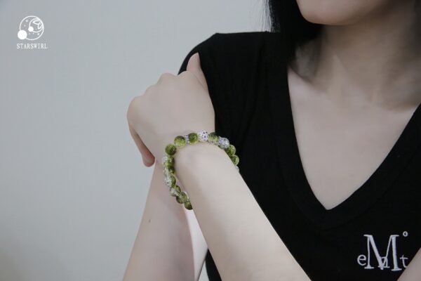 Wood Element Bracelet for Wealth & Prosperity|Olive Opulence