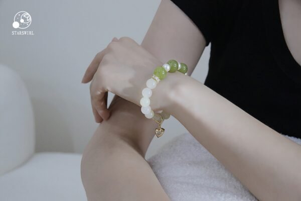 Wood Element Bracelet for Love & relationship ｜Heartwood Serenade