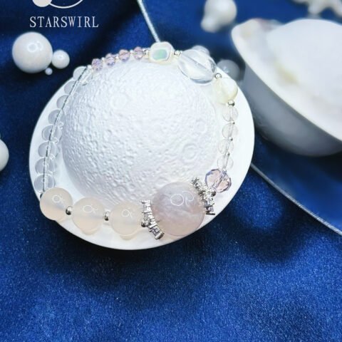 Crown Chakra Bracelet for Love & Relationships ｜Celestial Embrace